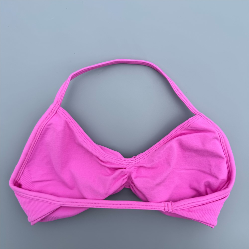 Strappy Bra Gym Top Women High - Sports Bra Racerback ulasan dan harga