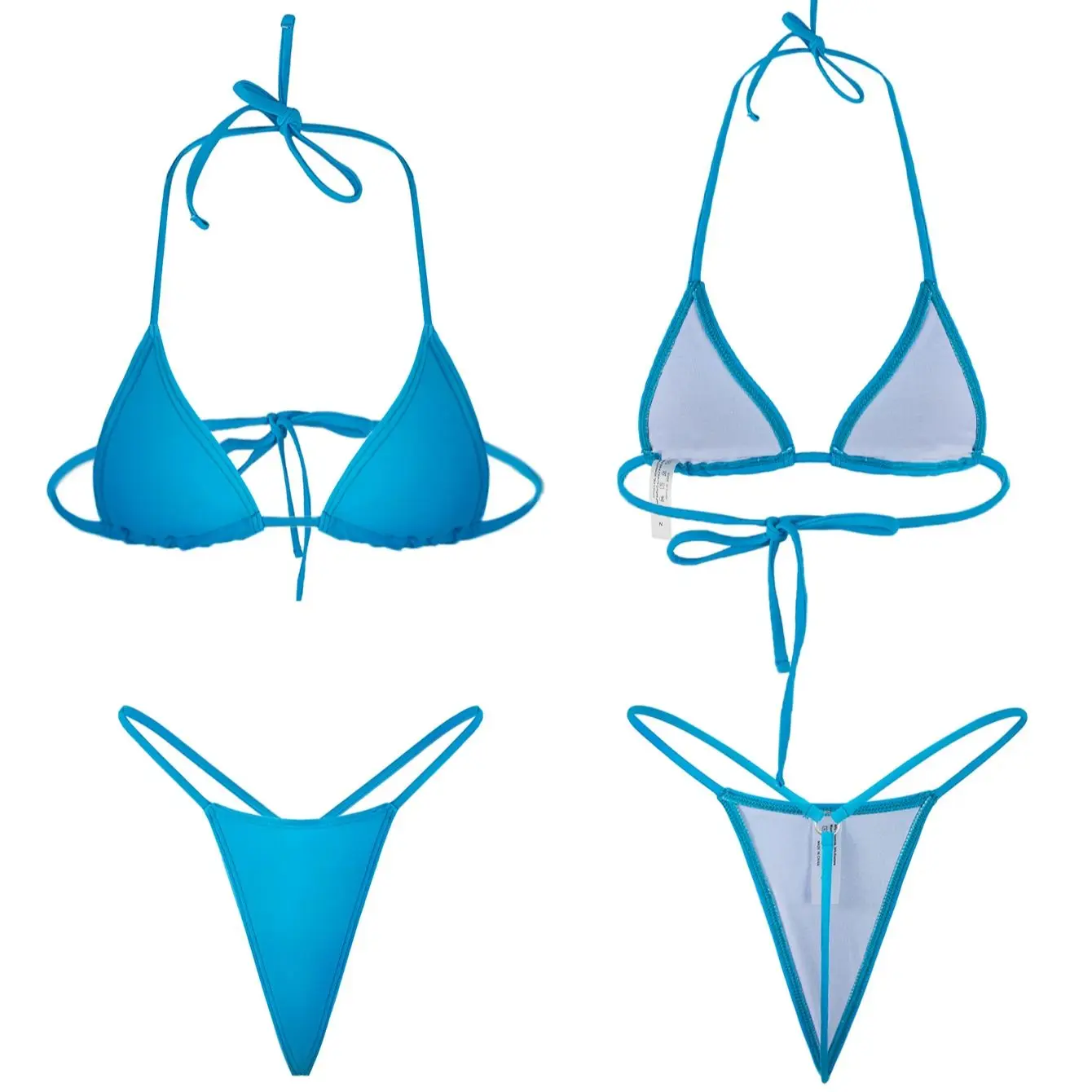 Sexy Female Swimming Suit Tie  - Underwire Bra Padded ulasan dan harga