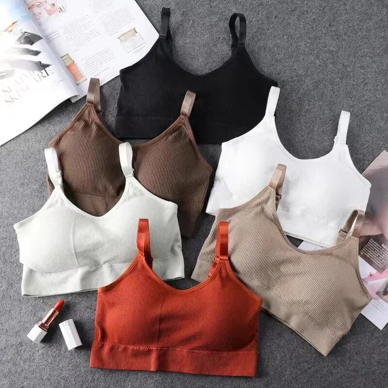Women Seamless Brassiere Bra F - Sleep Bra Bralette ulasan dan harga