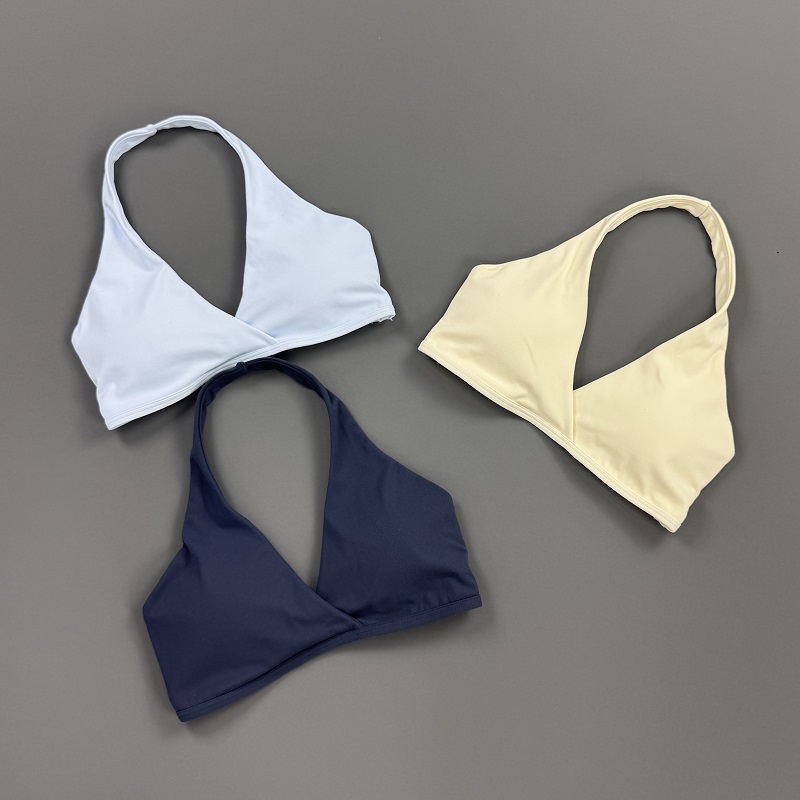 Gym Top Women Halter Neck Spor - Sports Bra Racerback ulasan dan harga