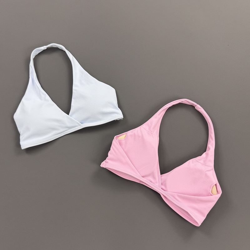 Gym Top Women Halter Neck Spor - Sports Bra Racerback ulasan dan harga